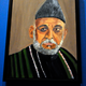 A portrait of Afghan President Hamid Karzai. (AP/Benny Snyder)